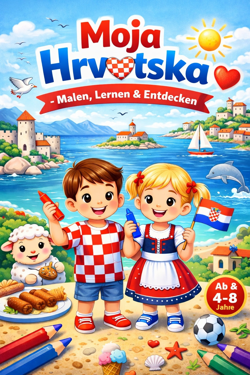 Malbuch "Moja Hrvatska"